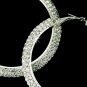 Earring 8286 Silver Clear