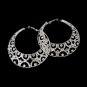 Earring 1109 Silver Clear