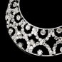 Earring 1109 Silver Clear
