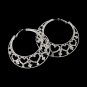 Earring 1111 Silver Clear