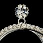 Earring 1113 Silver Clear