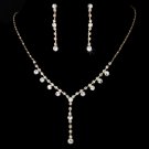 Necklace Earring Set NE 7157 Gold