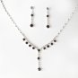 Necklace Earring Set NE 7157 Amethyst
