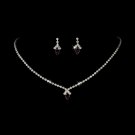 Beautiful Amethyst Crystal Jewelry Set NE 342