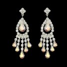 Silver AB Chandelier Earring E 24792