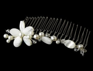 Pearl & Shell Bridal Comb 8144