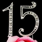 Sweet 15, 15th Anniversary, or Quinceañera Cake Topper