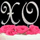 Swarovski Crystal XO Hugs & Kisses Cake Top Set