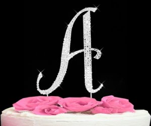 Swarovski Crystal Wedding Cake Topper