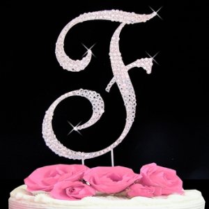 Swarovski Crystal Wedding Cake Topper