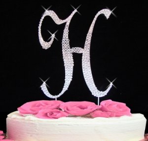 Swarovski Crystal Wedding Cake Topper