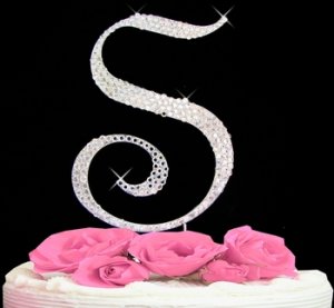 Swarovski Crystal Wedding Cake Topper