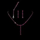 Sparkling Fuchsia Jewelry Set NEB 322