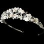 Ivory and Rum Pink Floral Tiara HP 6180