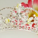 Yellow Rhinestone Tiara HP-523