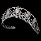 Fuschia Crystal Tiara HP 523
