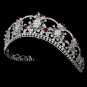 Fuschia Crystal Tiara HP 523