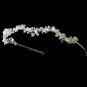 Wavy Freshwater Pearl & Crystal Bridal Headband HP 6418