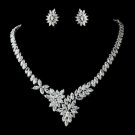 Stunning Cubic Zirconium Jewelry Set N 9830 E 7516