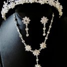 Elegant Austrian Crystal Bridal Jewelry Set NE 5698 & HP 5698