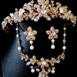 Elegant Pearl & Crystal Tiara Jewelry NE 5317 & HP 5317