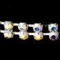 Double Strand AB Crystal Choker Jewelry Set NE 10024