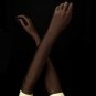 Matte Satin Bridal Bridesmaid Gloves - Brown