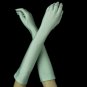Matte Satin Bridal Bridesmaid Gloves - Mint
