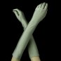 Matte Satin Bridal Bridesmaid Gloves - Sage