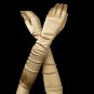 Satin Bridal Bridesmaid Gloves - Champagne