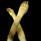 Satin Bridal Bridesmaid Gloves - Gold