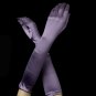 Satin Bridal Bridesmaid Gloves - Victorian Lavendar