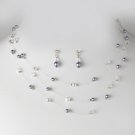 Necklace Earring Set NE 205 Purple