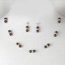 Necklace Earring Set NE 206 Bronze