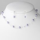 Necklace Earring Set 207 Berry