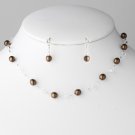 Necklace Earring Set 207 Bronze