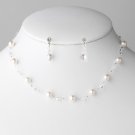 Necklace Earring Set 207 Tea Rose