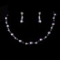 Necklace Earring Set 207 Purple