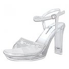 New Crystal Formal Evening Shoes