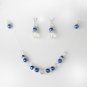 Blue Clear Illusion Jewlery Set NE 230