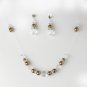 Bronze Bronze Illusion Jewlery Set NE 230
