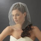 Bird Cage Style Blusher Face Veil with Scattered Swarovski Rhinestones (V 502)