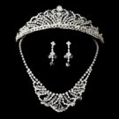 Swaroski Crystal Jewelry & Tiara Set HP 7093 & NE 7209