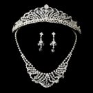 Swarovski Crystal Necklace Earring & Tiara NE 7209 HP 7093