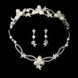 Swarovski Crystal Bridal Necklace Earring & Tiara Set NE7329-HP7808