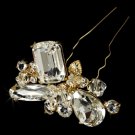 Swarovski Gold Bridal Hair Pin 94