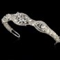 Silver and White Pearl Bridal Tiara HP 8240