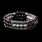 Festive Amethyst Aurora Borealis Crystal Bracelet 8503