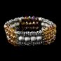 Festive Topaz Aurora Borealis Crystal Bracelet 8503