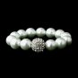 Vintage White Pearl Bracelet 8552